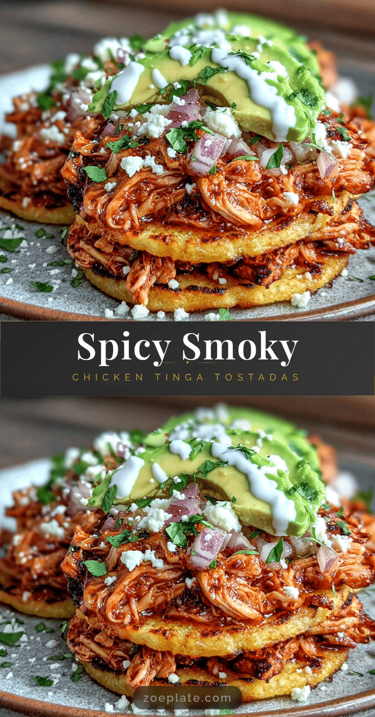 chicken tinga tostadas recipe