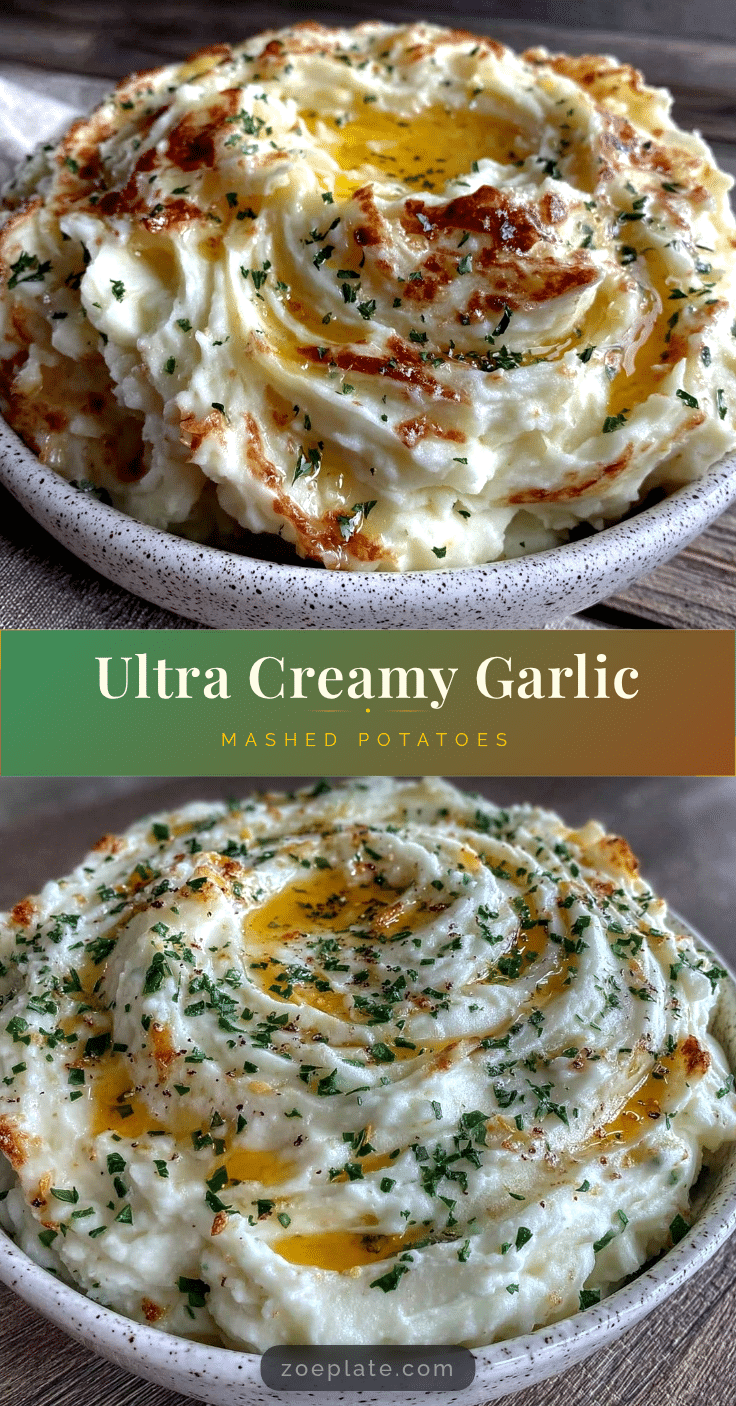 creamy garlic mashed potatoes recipe