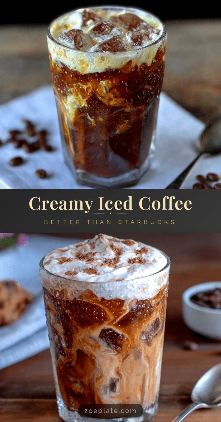 creamy iced coffee recipe recipe