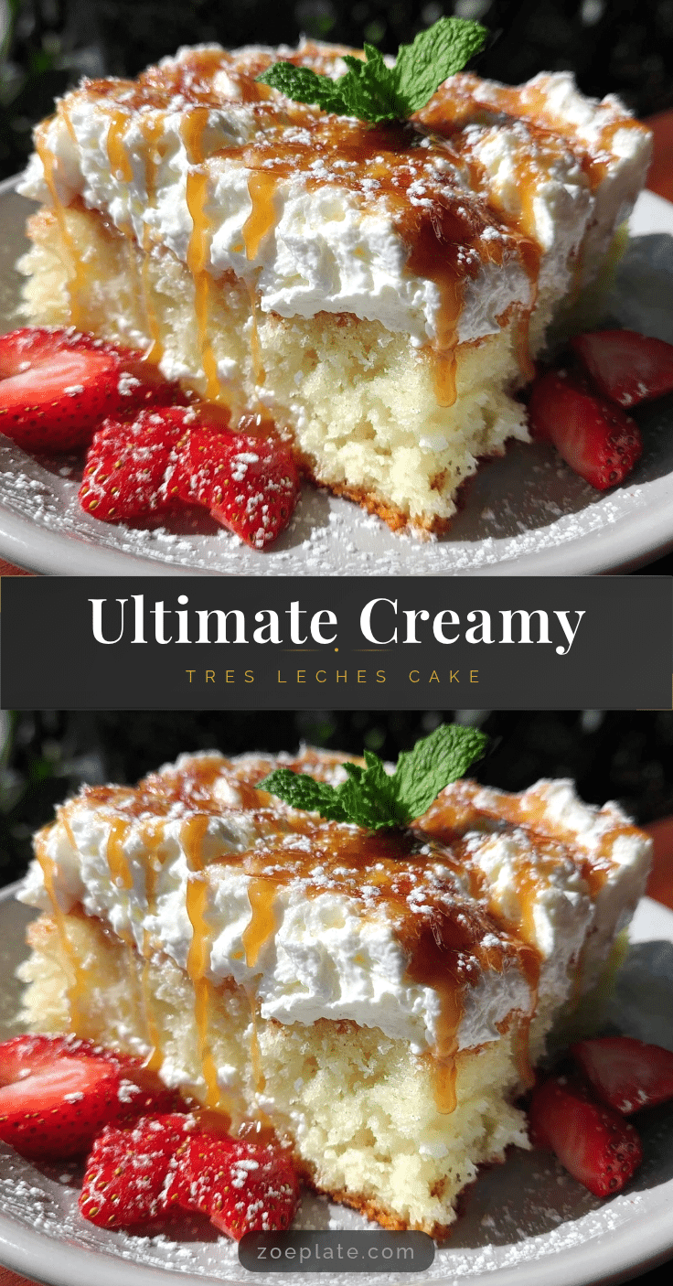 creamy tres leches cake recipe