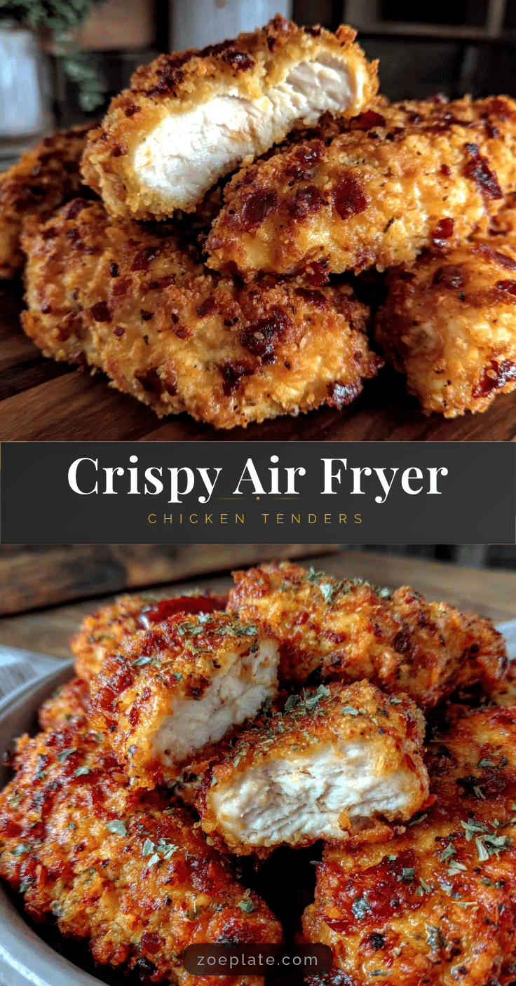 crispy air fryer chicken tenders recipe