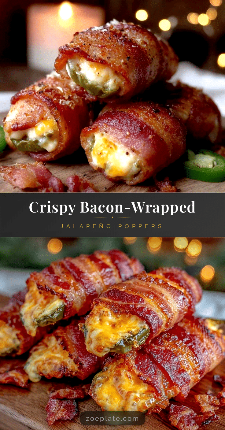 crispy bacon-wrapped jalapeño poppers recipe