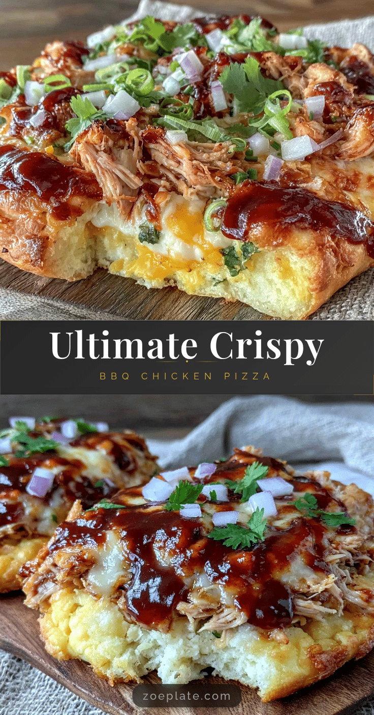 crispy bbq chicken pizza recipe