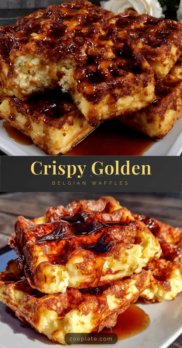 crispy Belgian waffles recipe