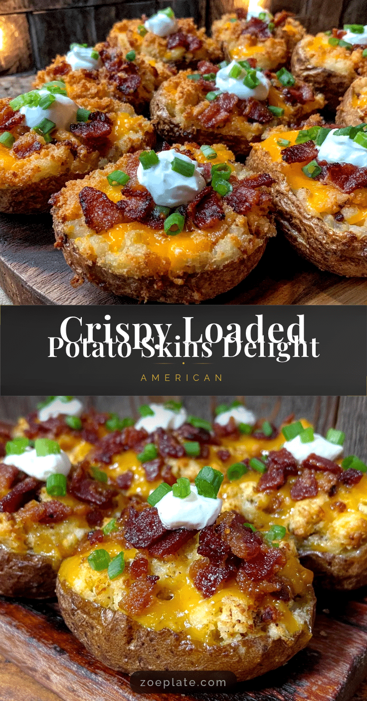 crispy loaded potato skins recipe