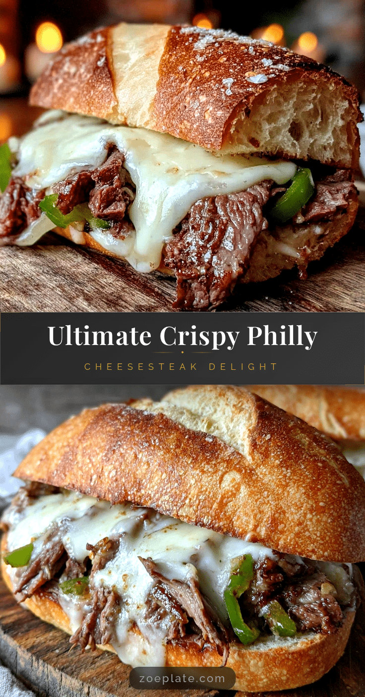 crispy Philly cheesesteak sandwich recipe recipe