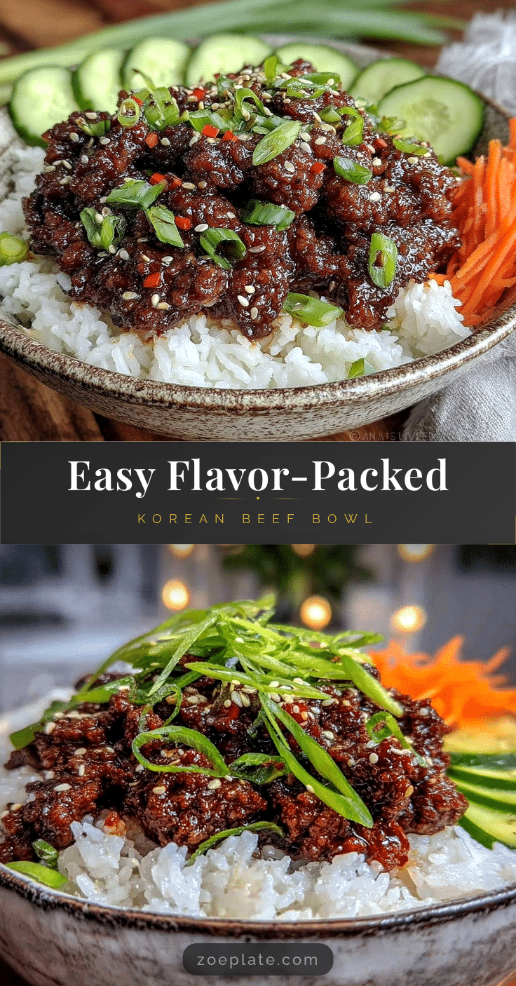 easy flavor-packed Korean beef bowl recipe recipe