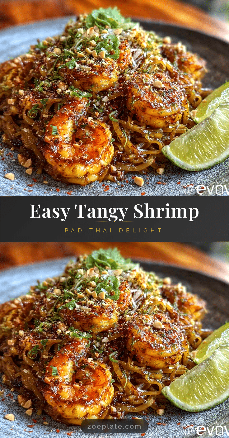 Easy Tangy Shrimp Pad Thai recipe