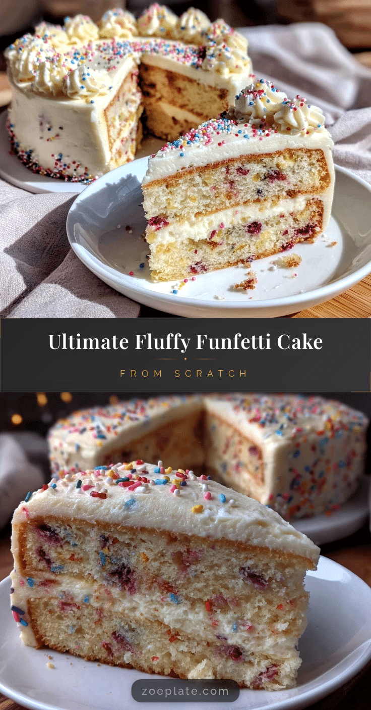 fluffy funfetti cake recipe