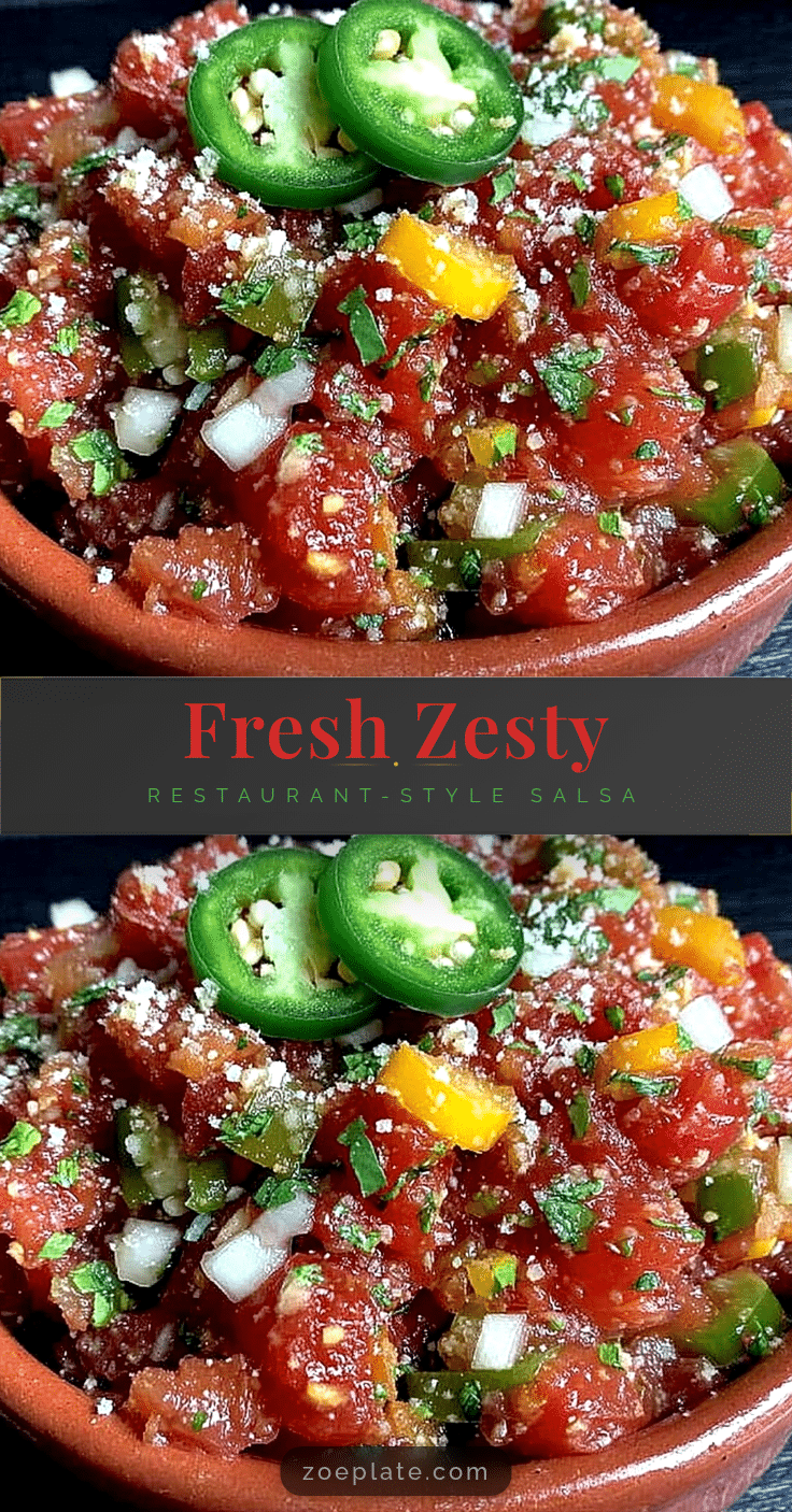fresh restaurant-style salsa recipe