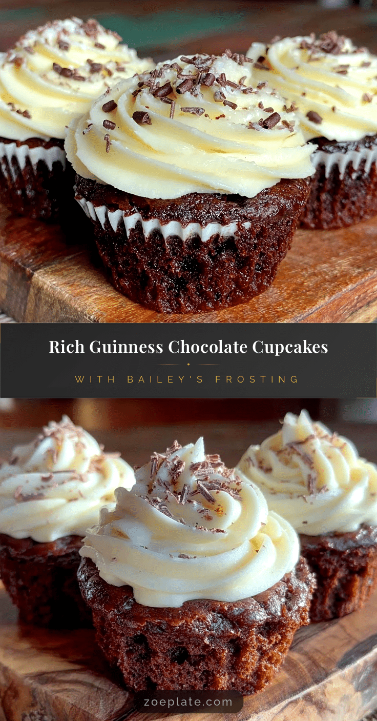 Guinness chocolate cupcakes with baileys frosting recipe