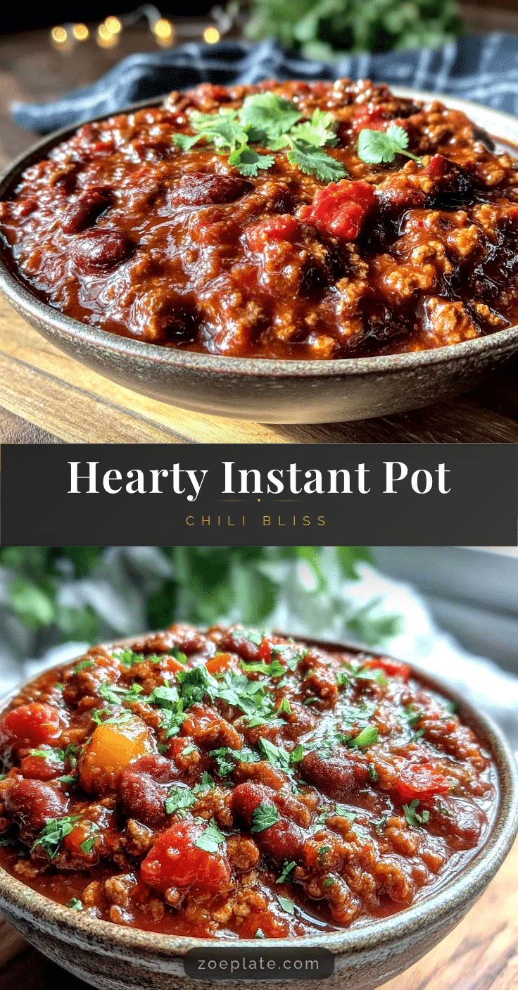 Instant Pot chili recipe recipe