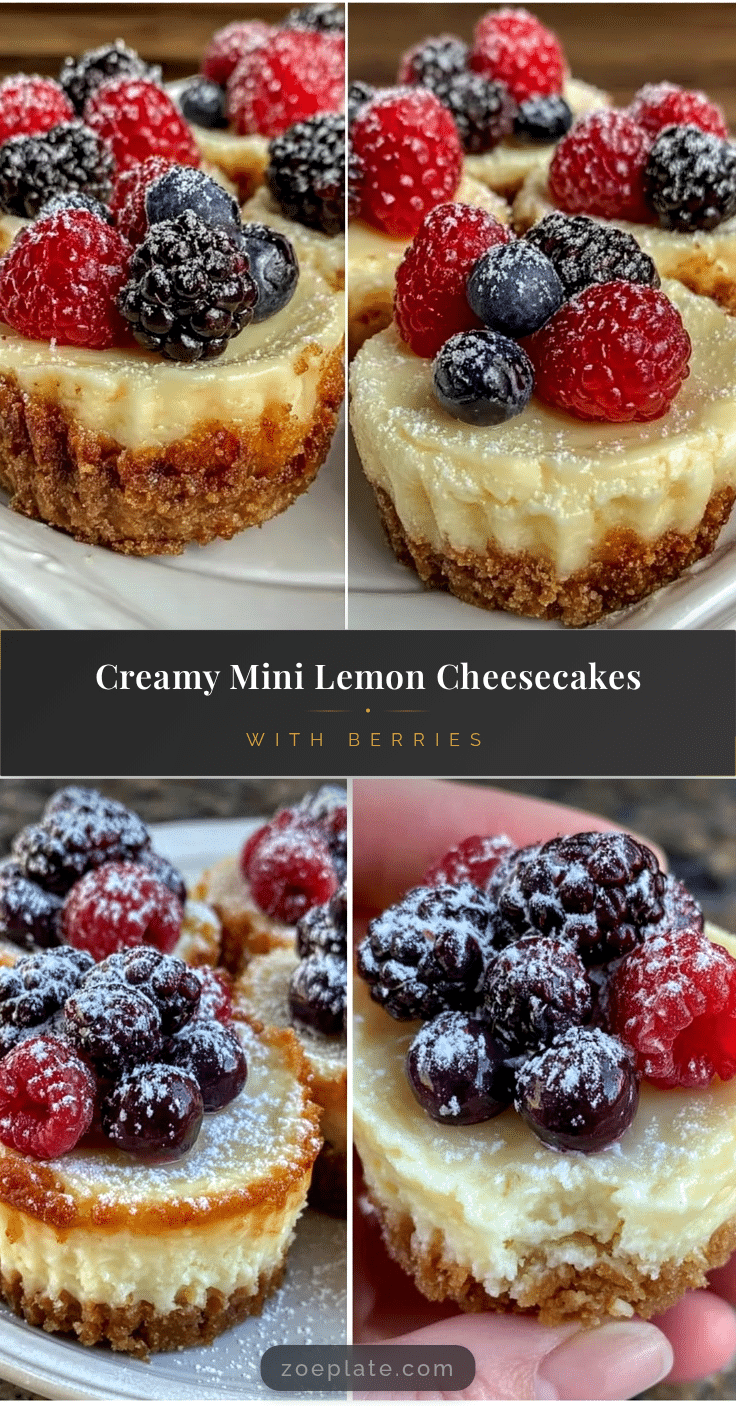 mini lemon cheesecakes recipe