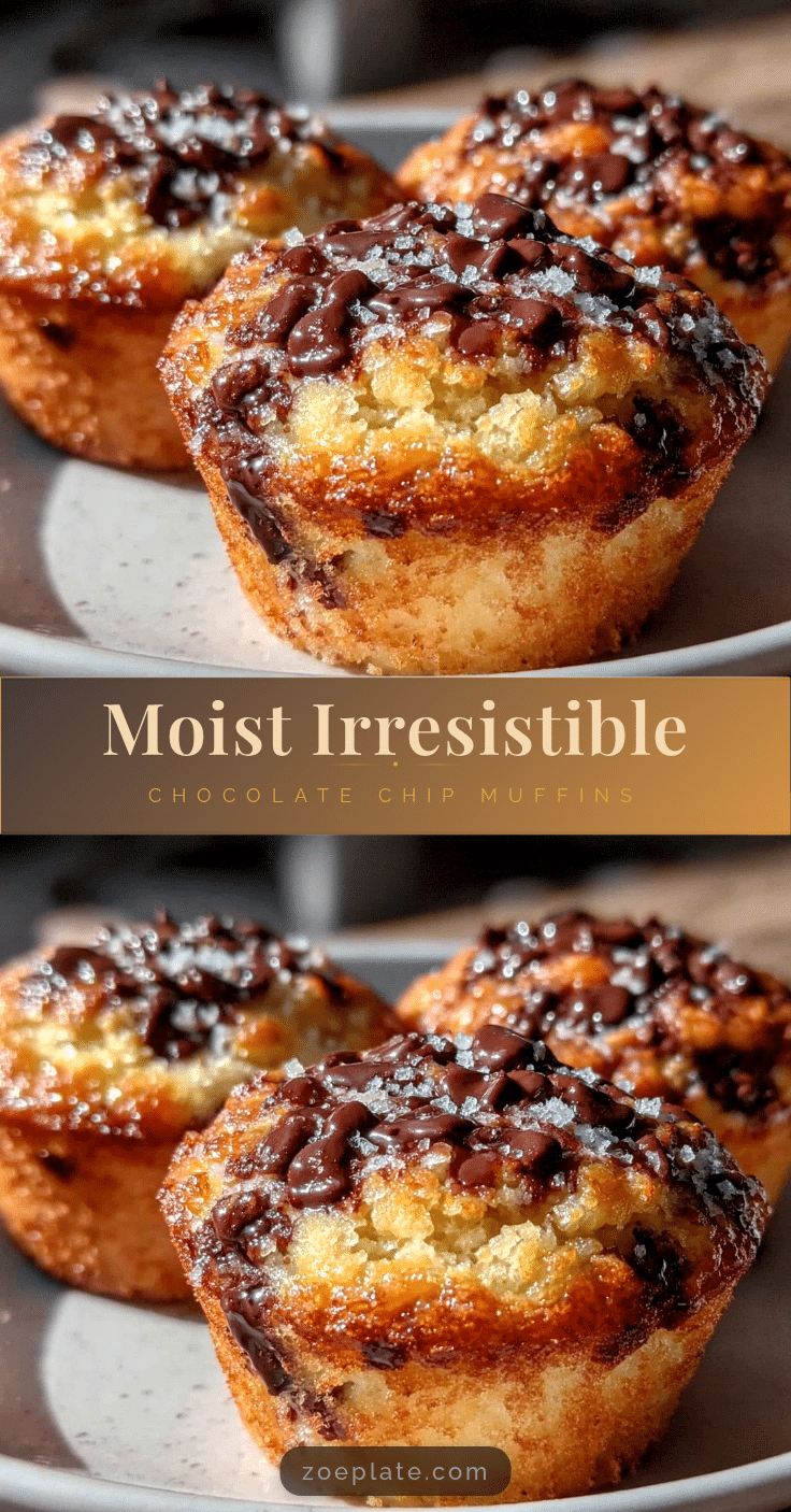 moist chocolate chip muffins recipe