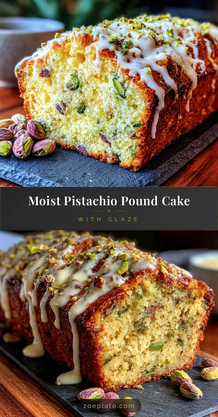 moist pistachio pound cake recipe