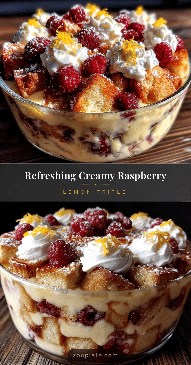 raspberry lemon trifle recipe