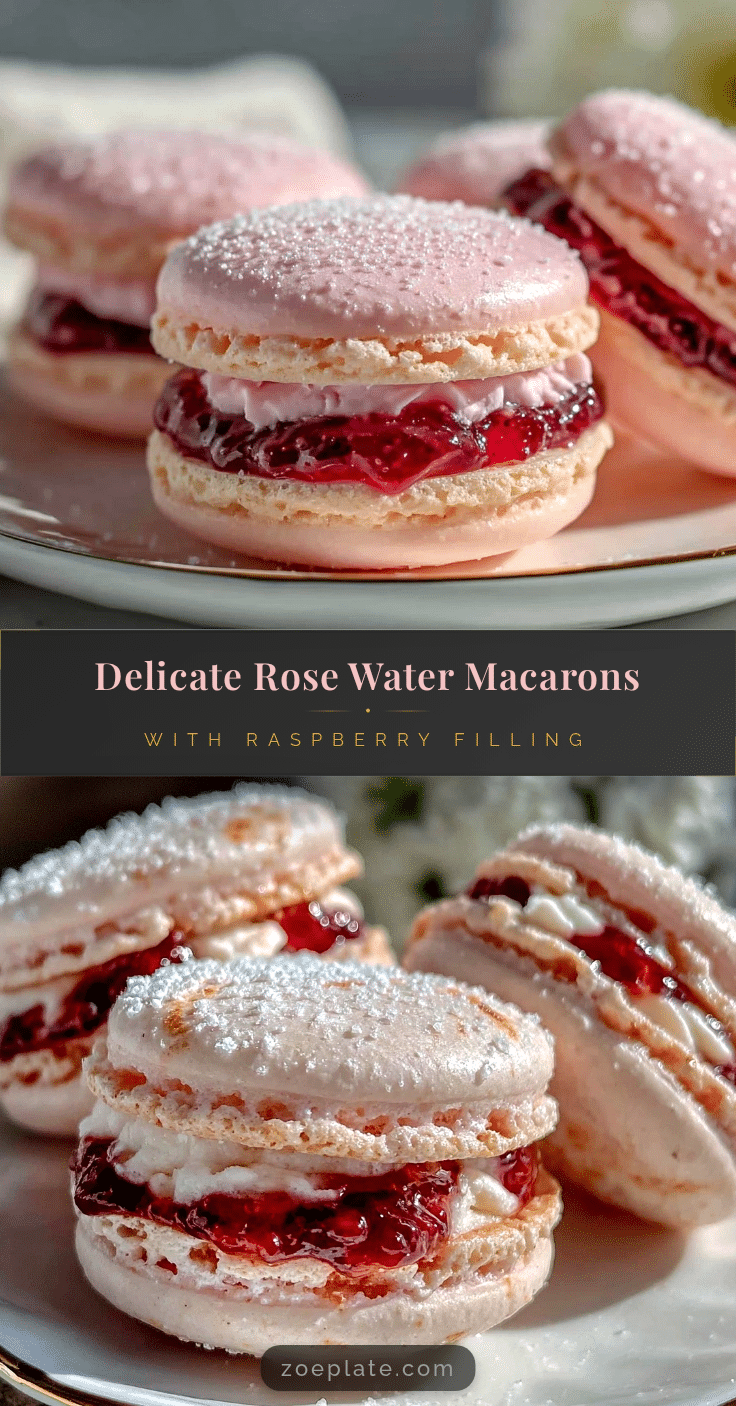 rose water macarons recipe