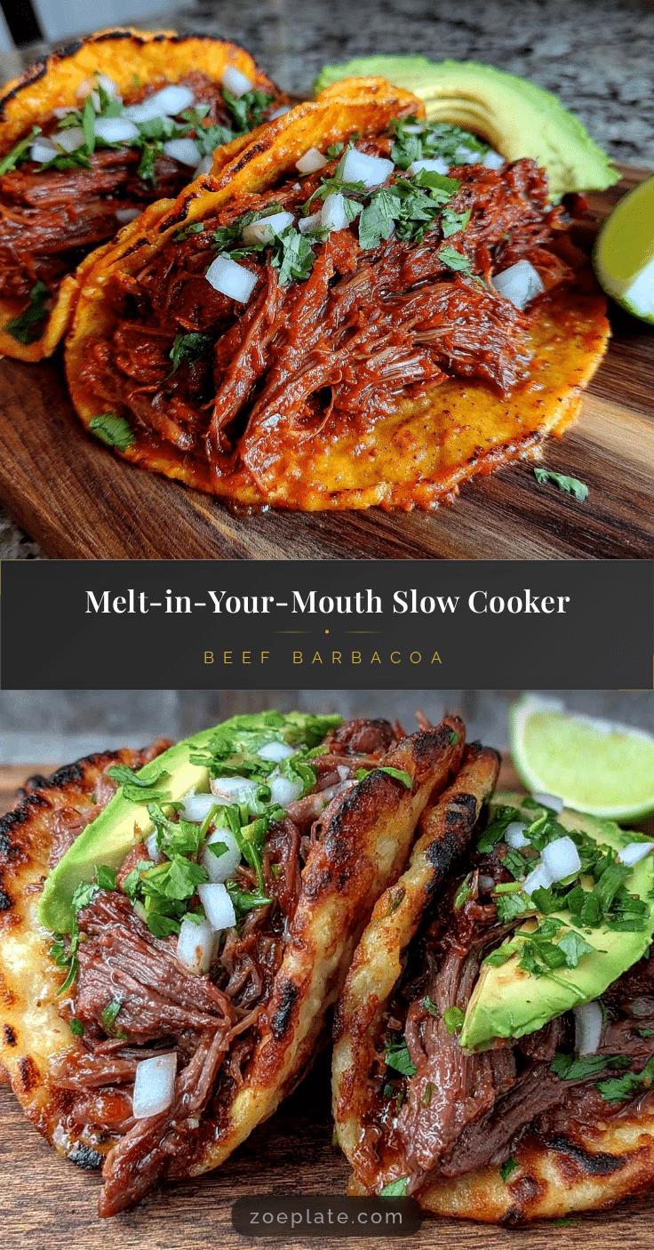 slow cooker beef barbacoa tacos recipe