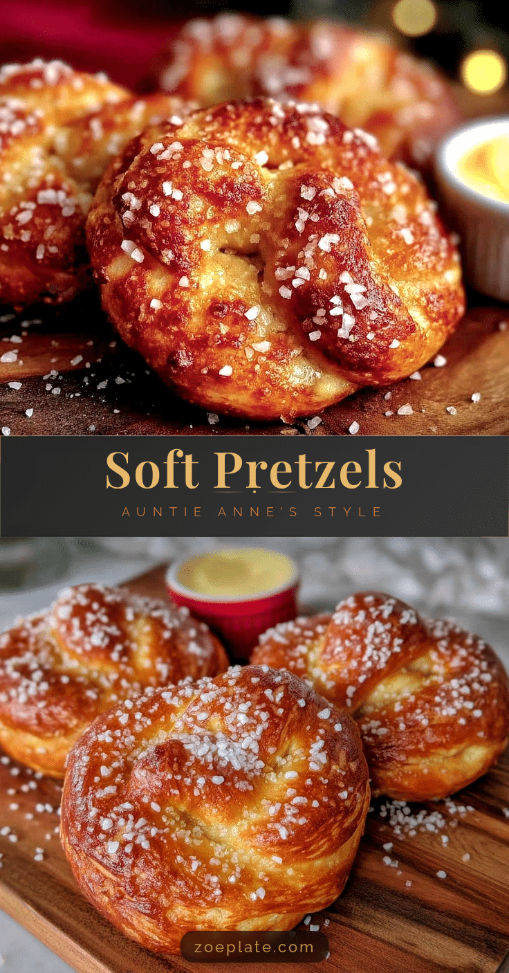 Soft Pretzels Auntie Annes Style Recipe recipe