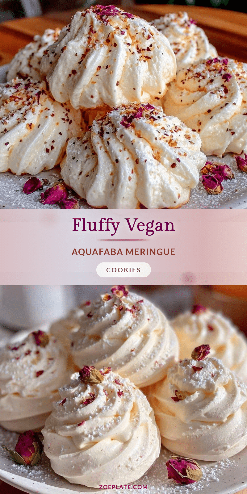 aquafaba meringue cookies recipe