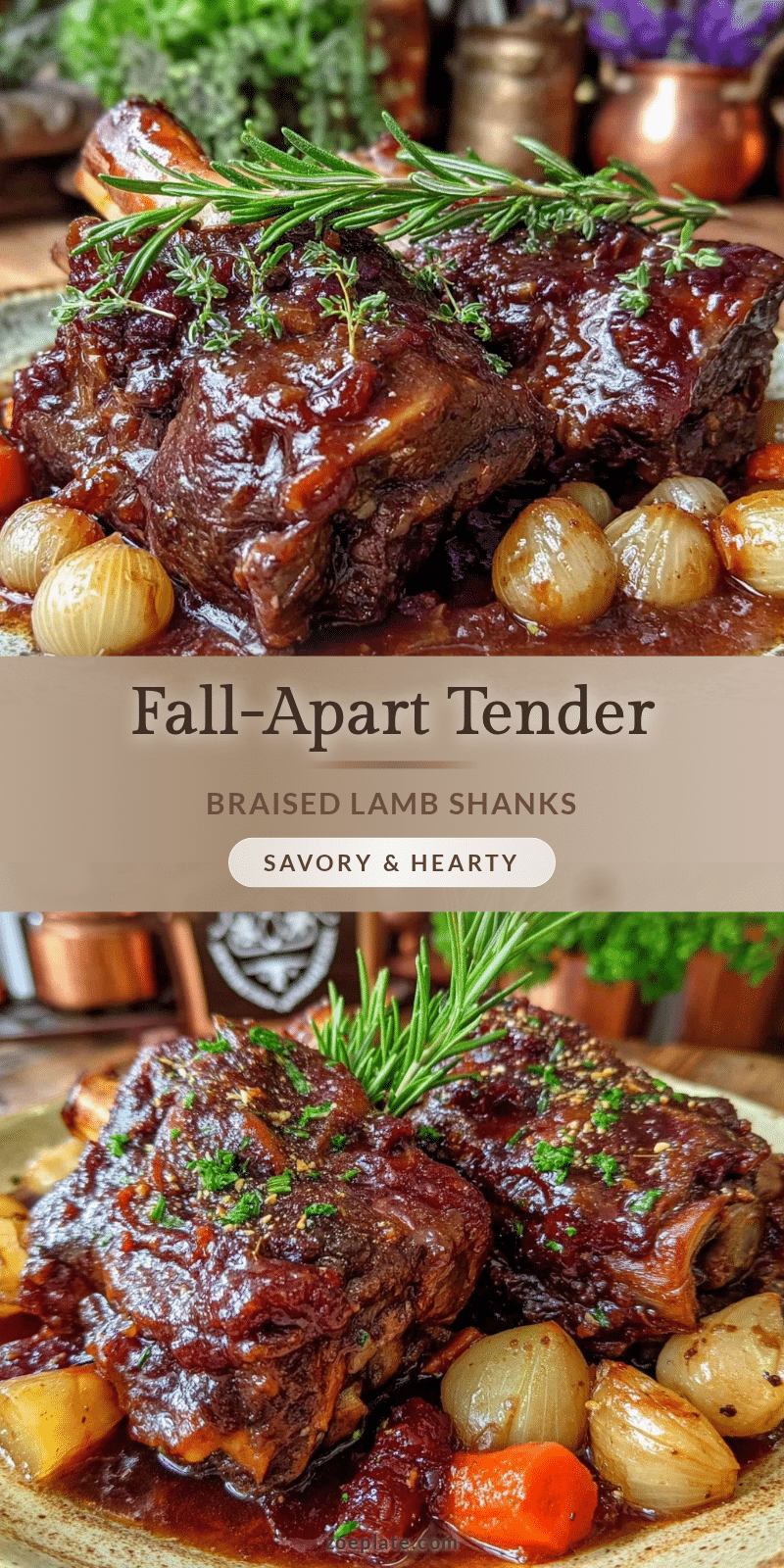 braised lamb shanks recipe