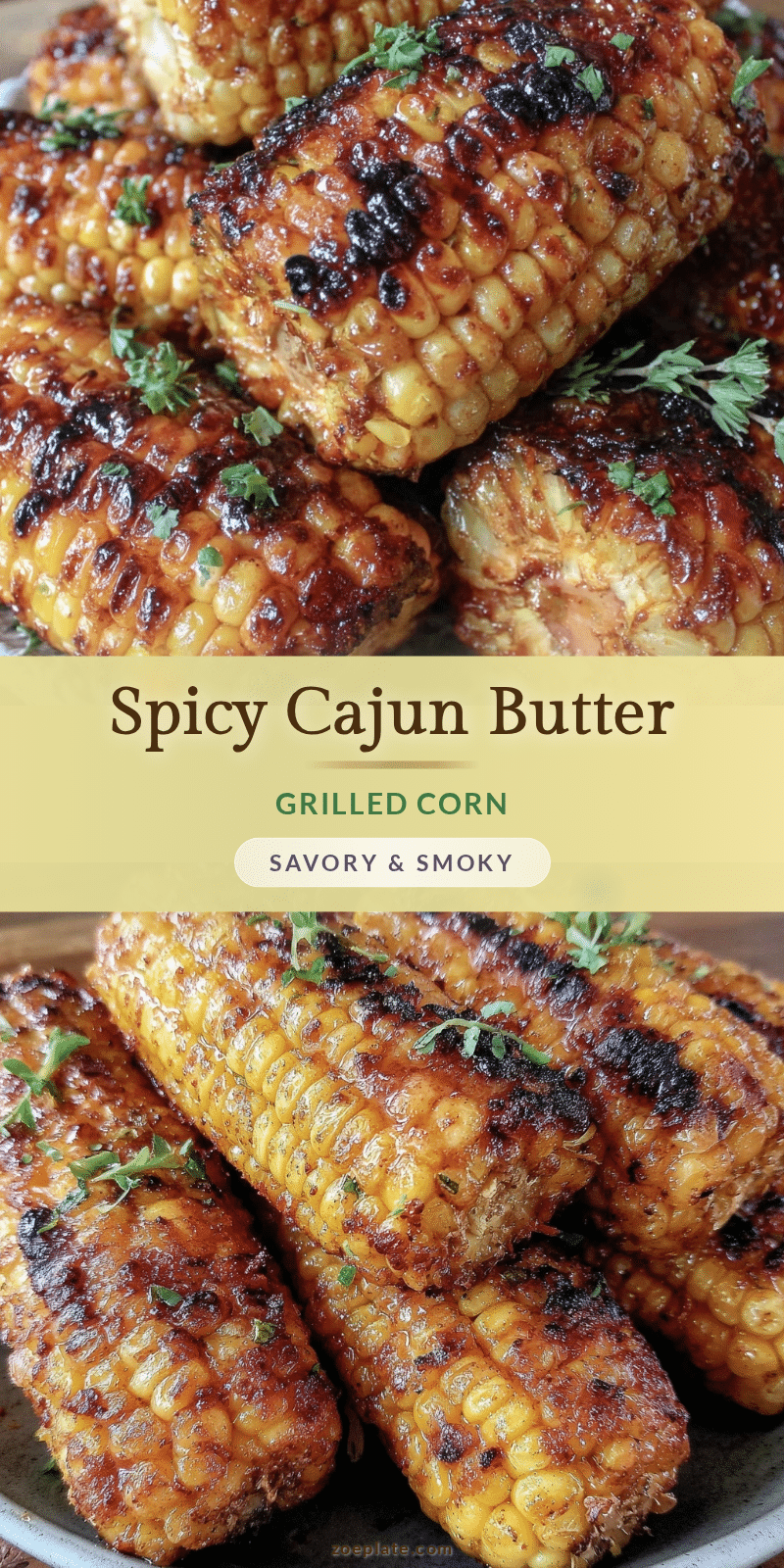 Cajun butter grilled corn recipe