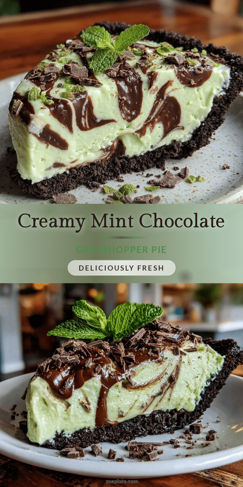 creamy grasshopper pie recipe recipe