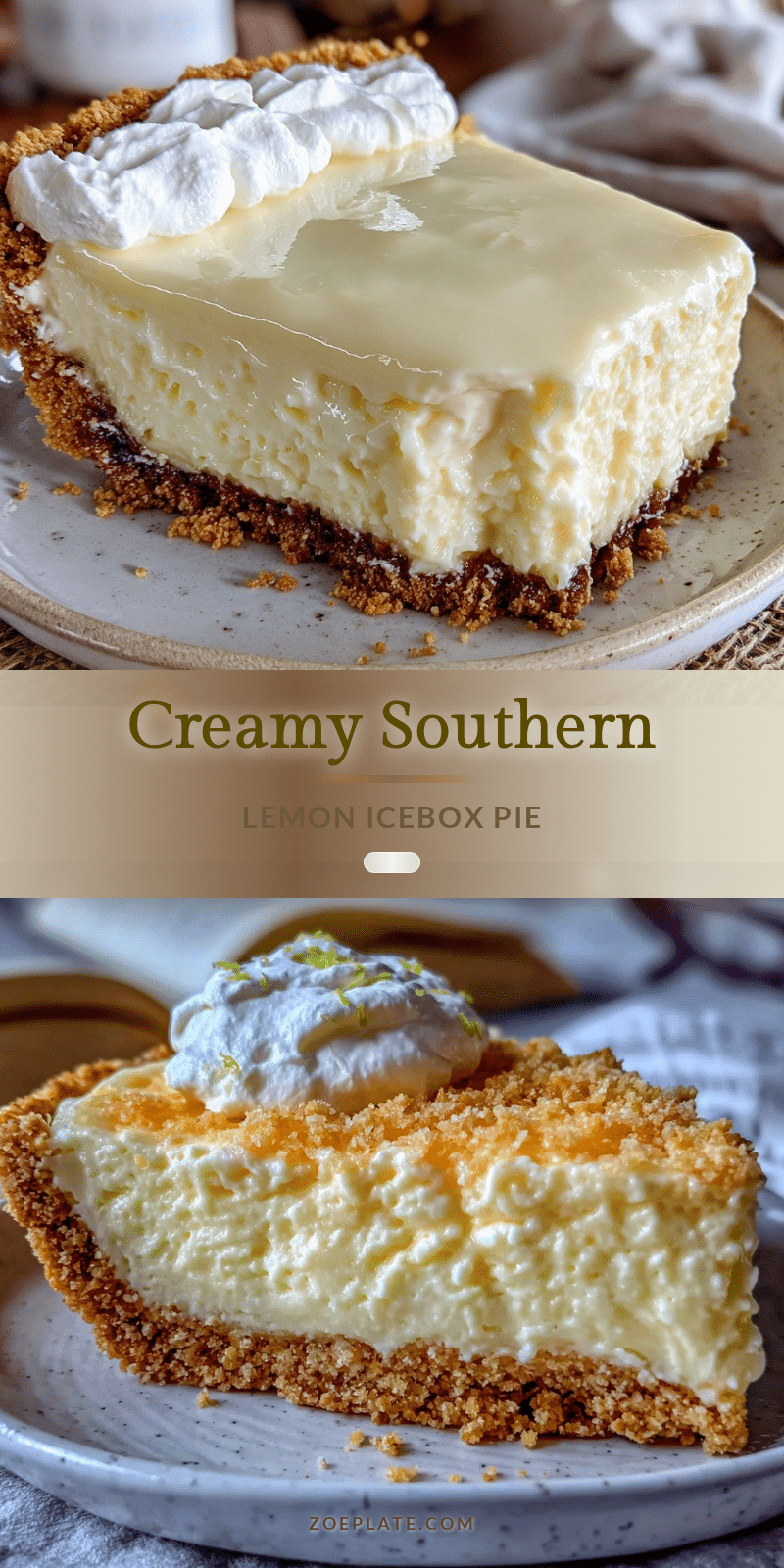 creamy lemon icebox pie recipe