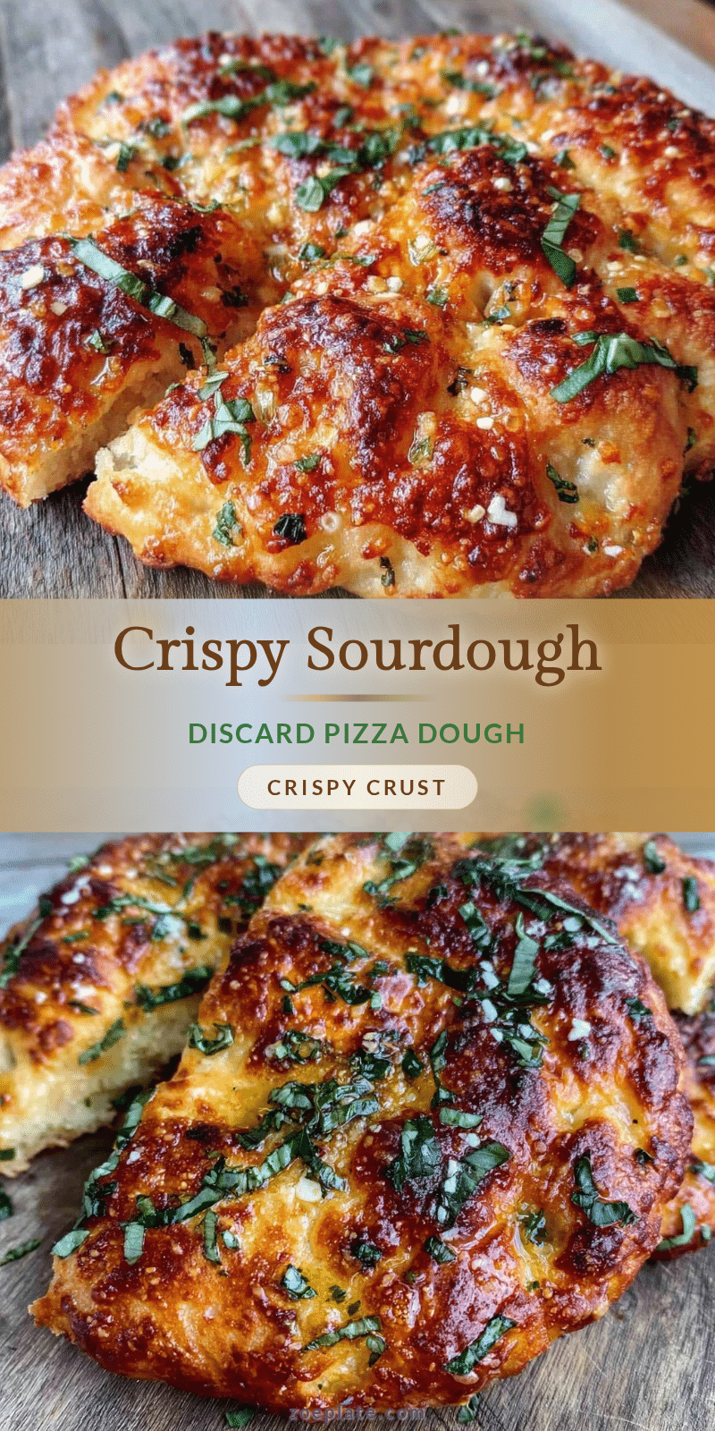 crispy sourdough discard pizza dough recipe