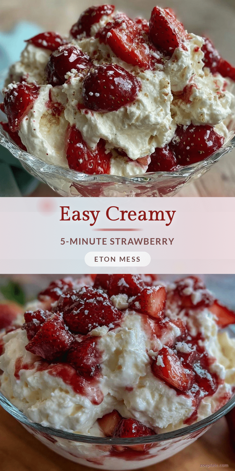 easy creamy strawberry eton mess recipe