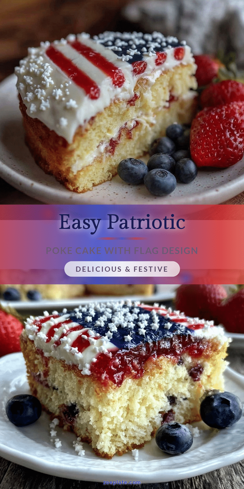easy patriotic poke cake recipe