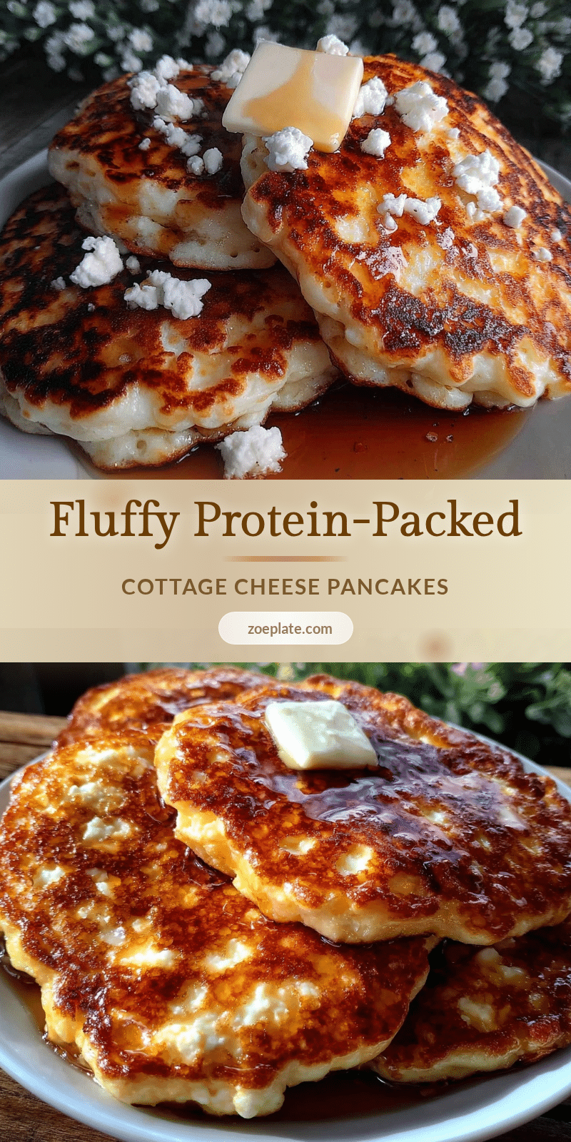 fluffy cottage cheese pancakes recipe