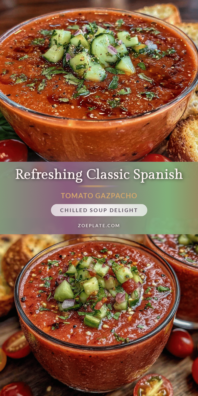 fresh classic tomato gazpacho recipe