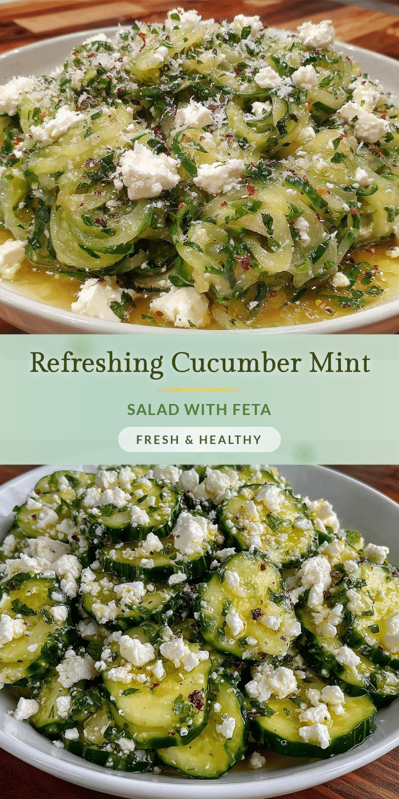 fresh cucumber mint salad recipe