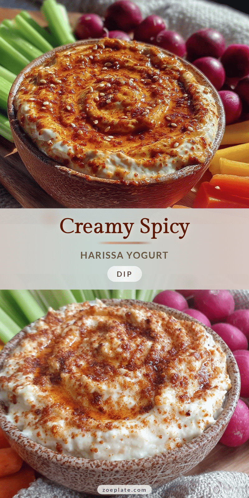 fresh harissa yogurt dip recipe