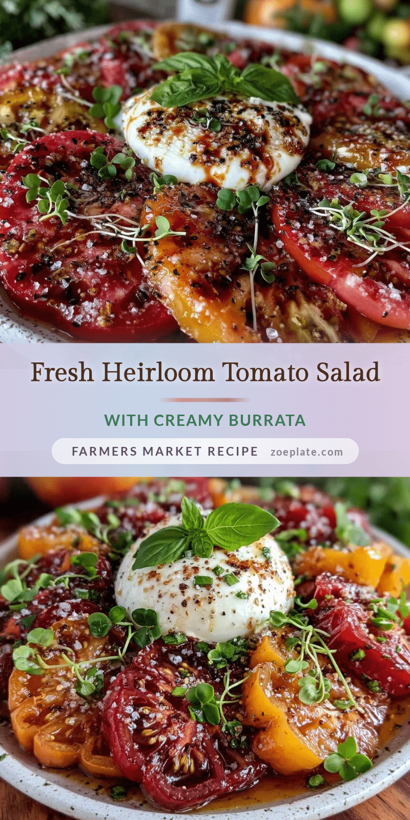 fresh heirloom tomato salad recipe