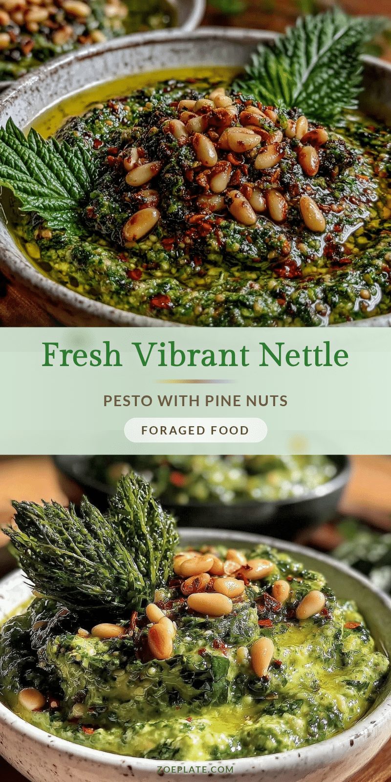 fresh nettle pesto recipe