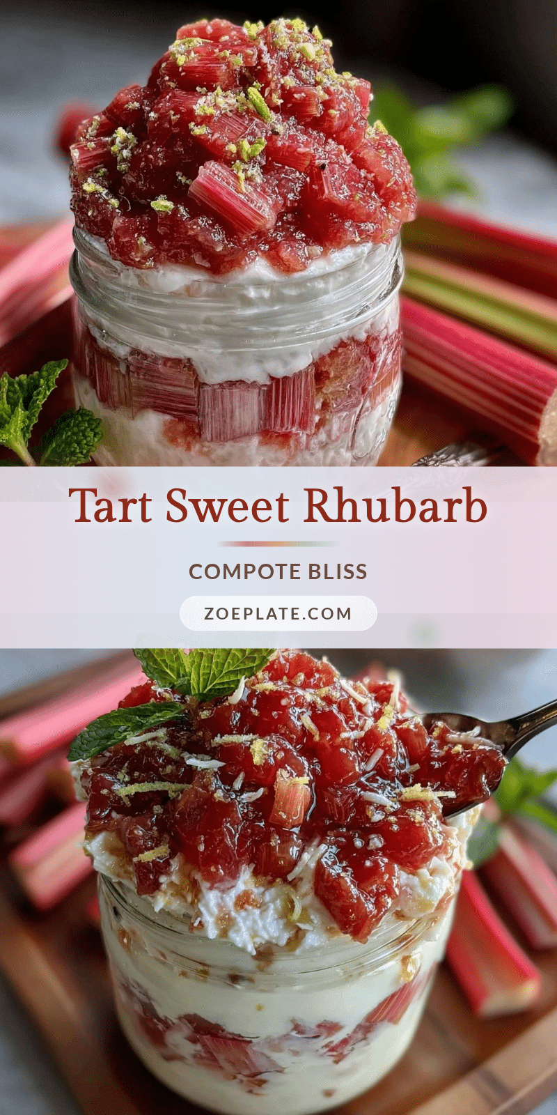 fresh rhubarb compote recipe