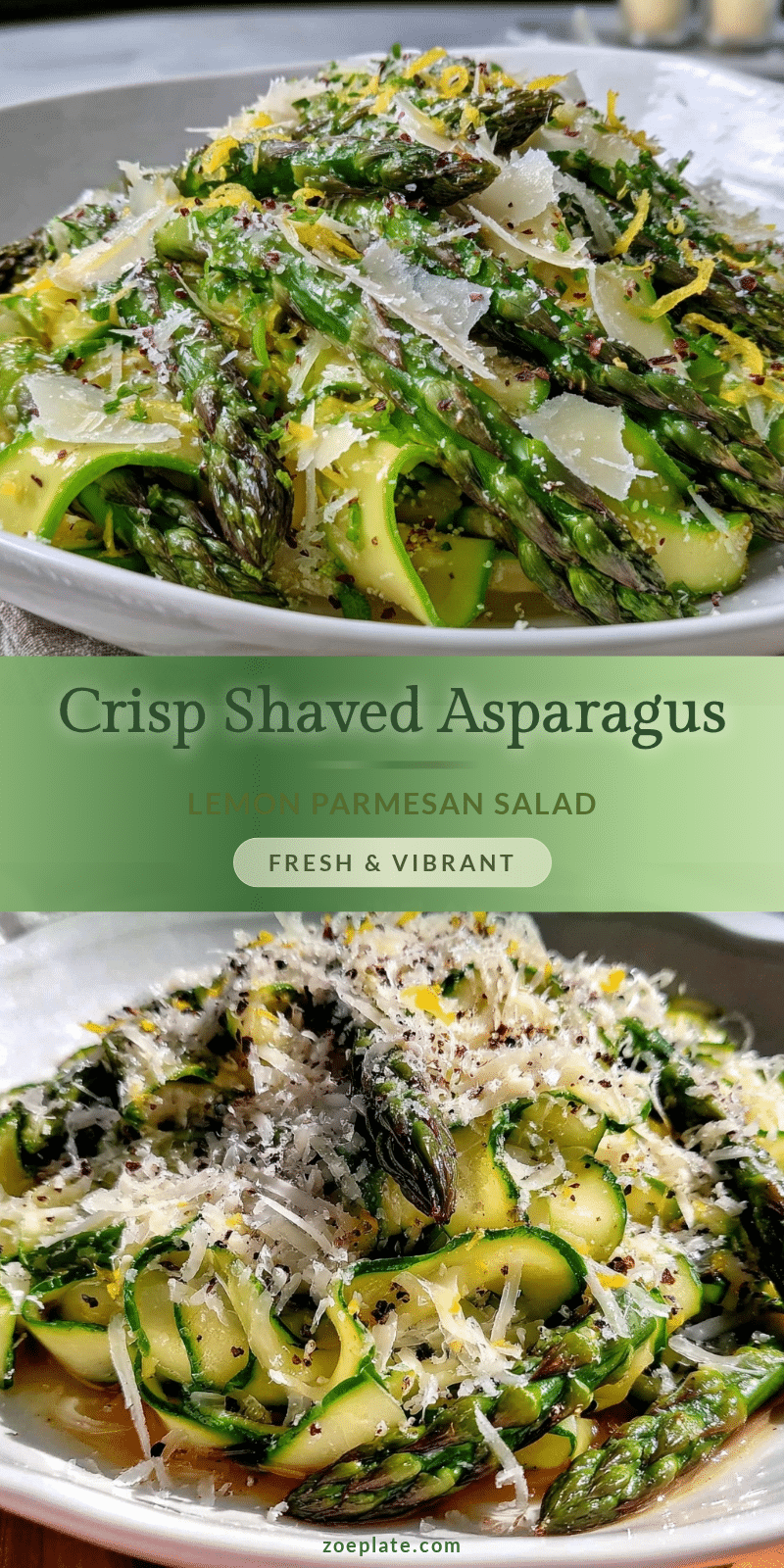 fresh shaved asparagus salad recipe