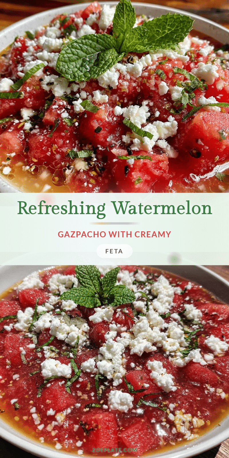 fresh watermelon gazpacho recipe