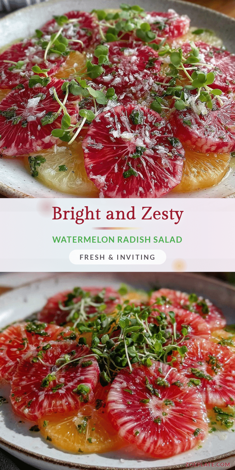 fresh watermelon radish salad recipe
