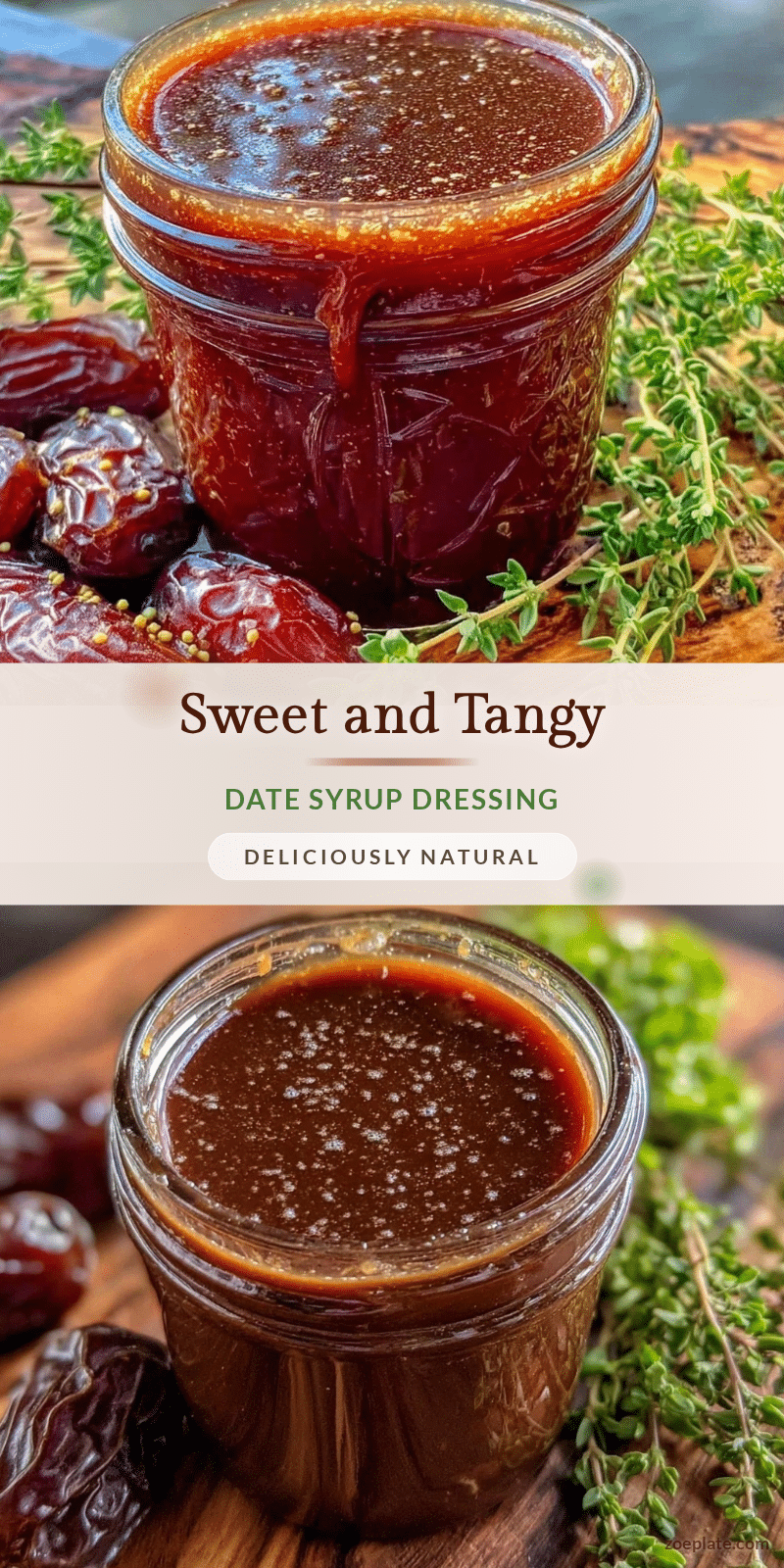 healthy date syrup salad dressing recipe