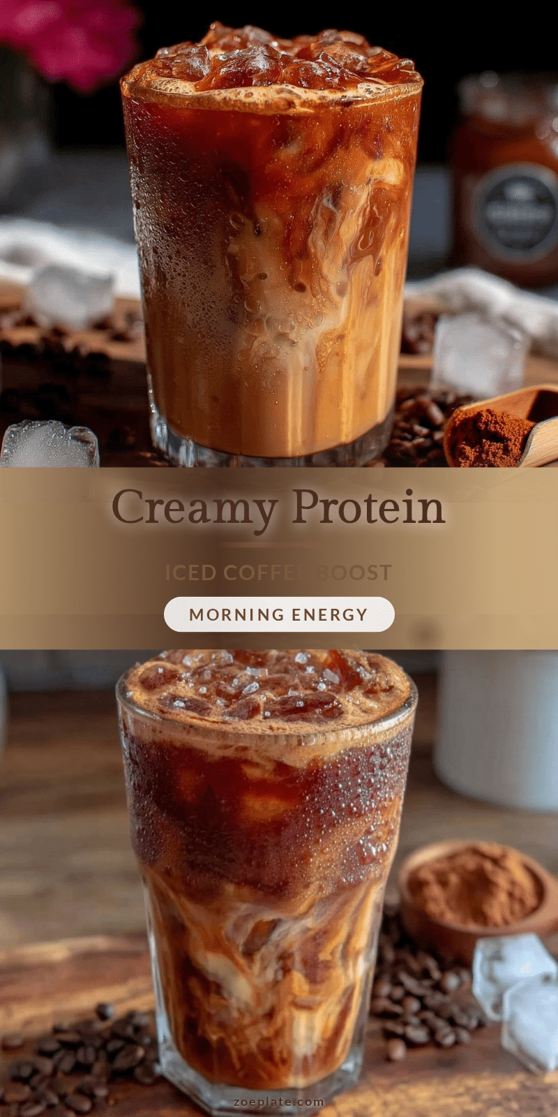 healthy protein iced coffee with collagen recipe