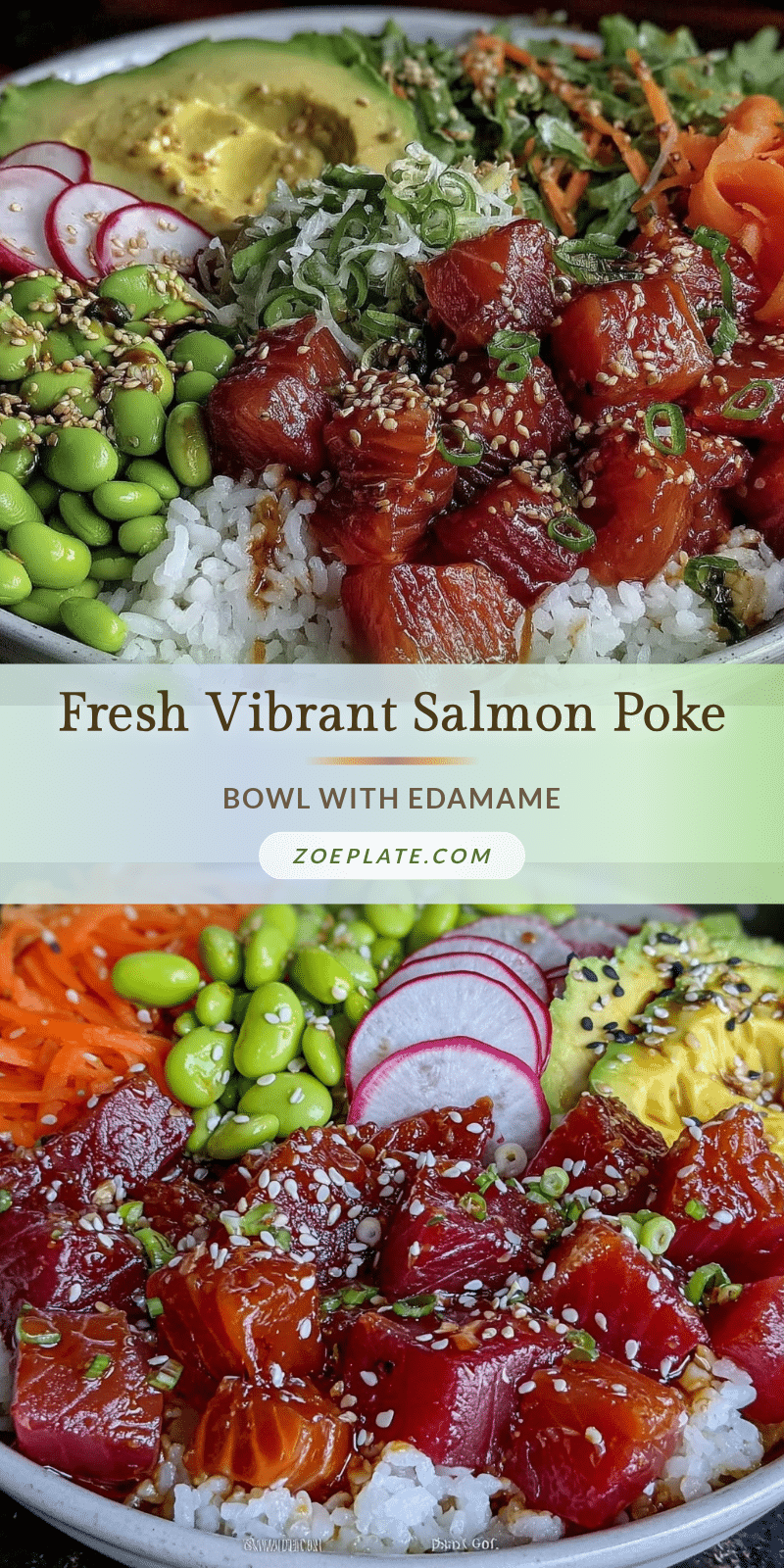 healthy salmon poke bowl recipe
