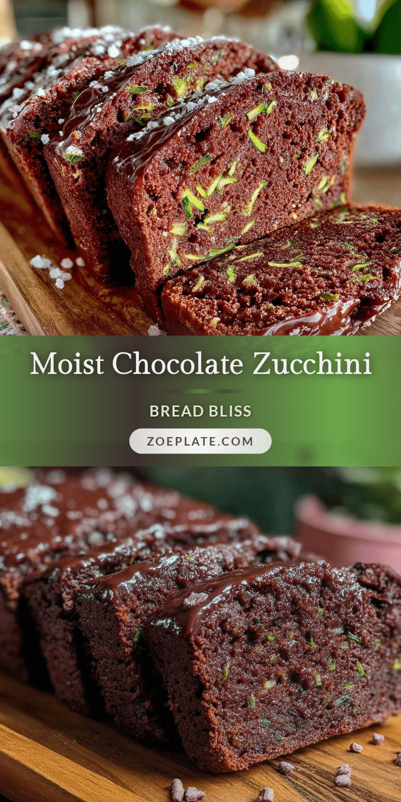 moist chocolate zucchini bread recipe