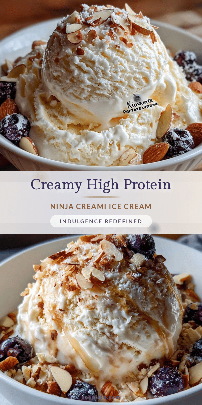 Ninja Creami protein ice cream recipe