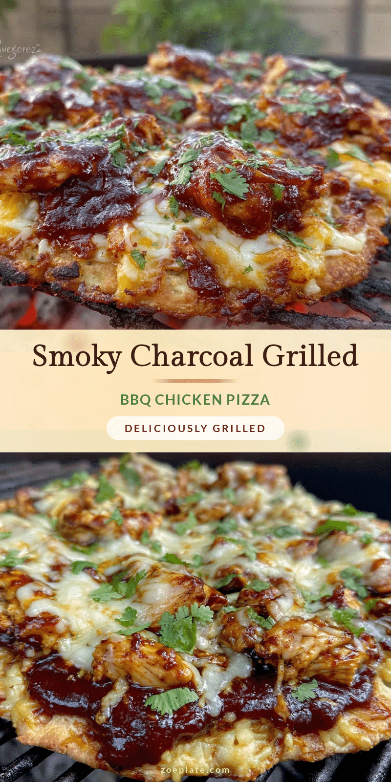 smoky BBQ chicken pizza recipe