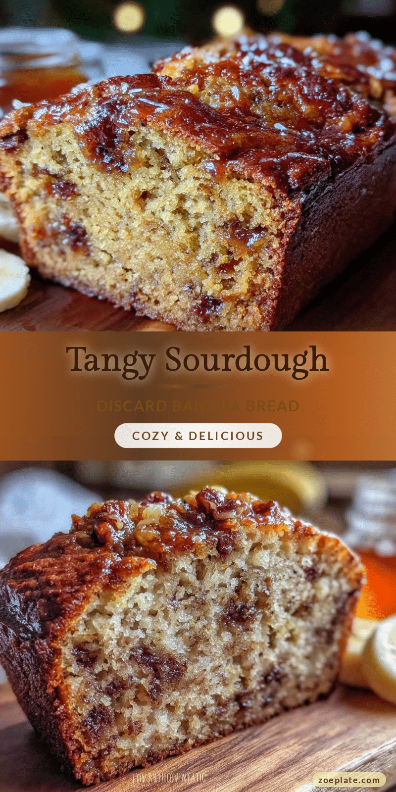 sourdough discard banana bread recipe