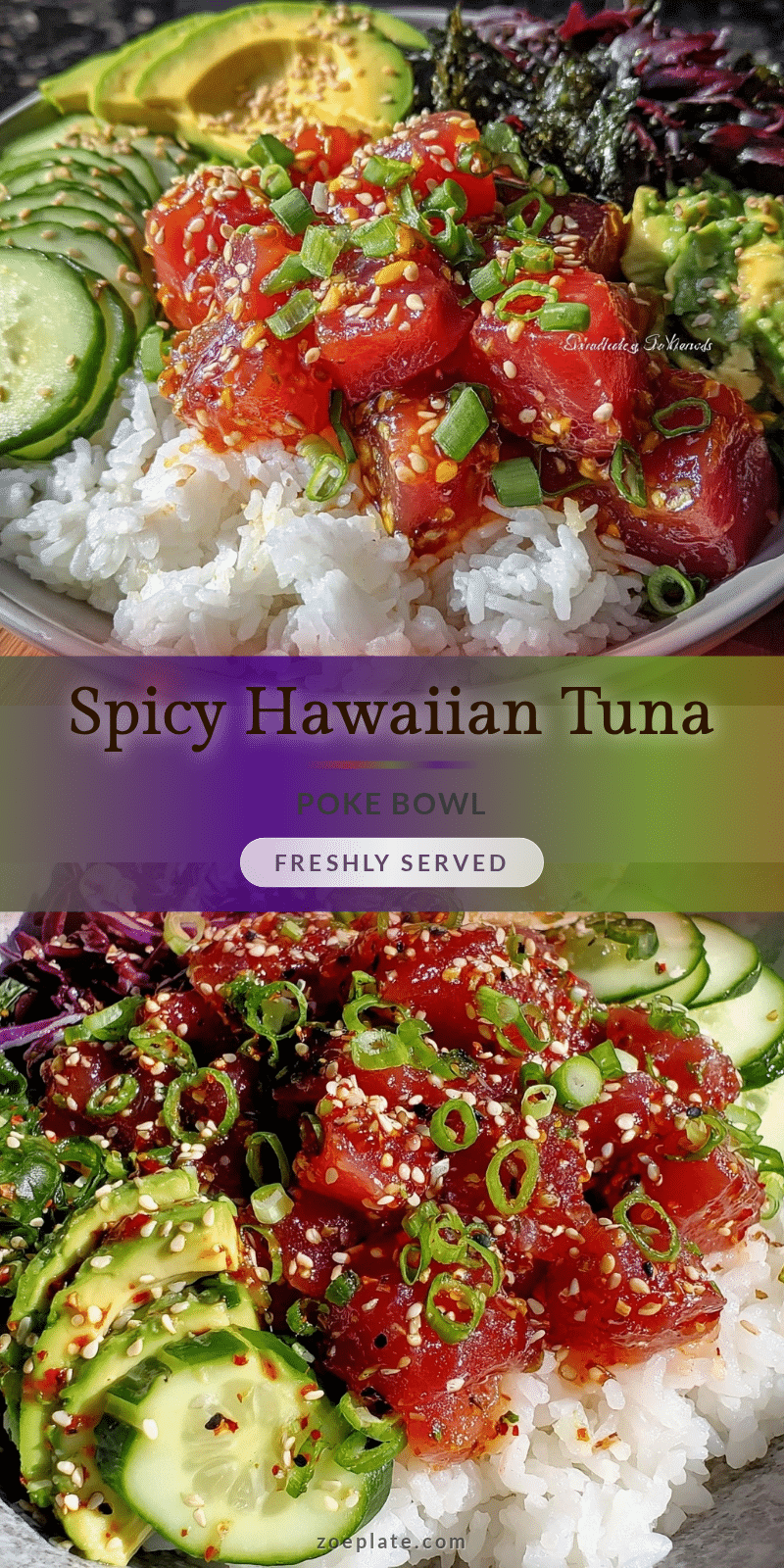 spicy tuna poke bowl recipe recipe