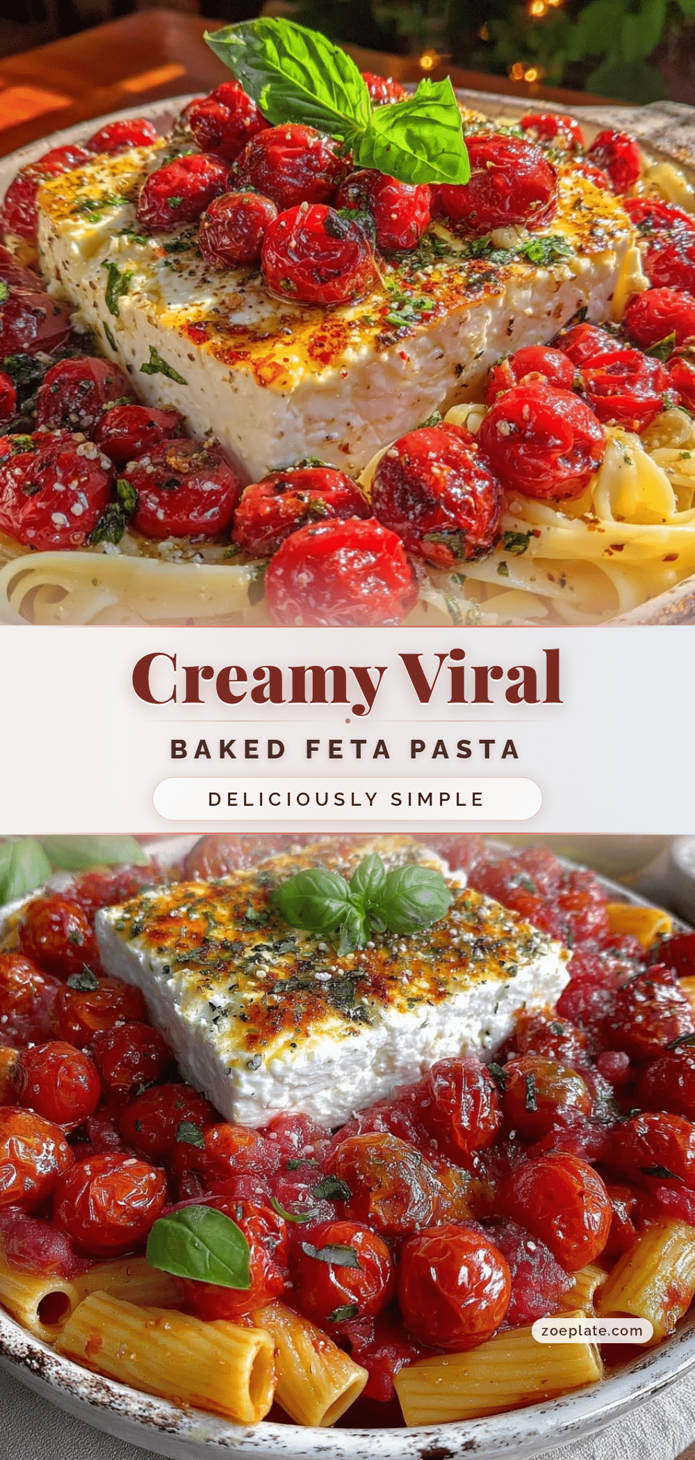 baked feta pasta recipe